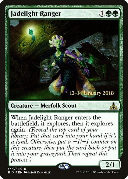 Jadelight Ranger, Prerelease Cards 136