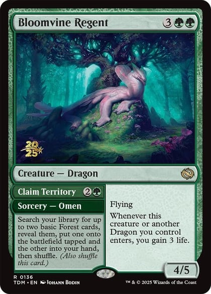 Bloomvine Regent, Prerelease Cards 136