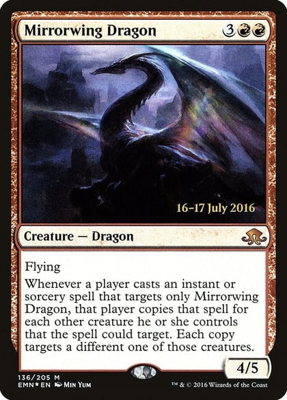 Mirrorwing Dragon, Prerelease Cards 136