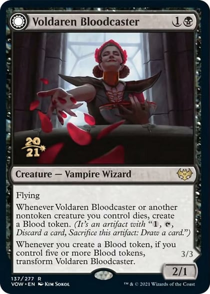 Voldaren Bloodcaster, Prerelease Cards 137