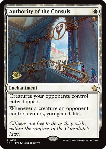 Authority of the Consuls (FDN), Prerelease Cards 137