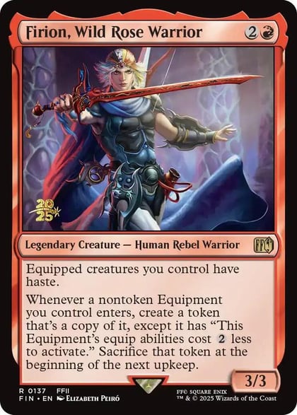 Firion, Wild Rose Warrior, Prerelease Cards 137
