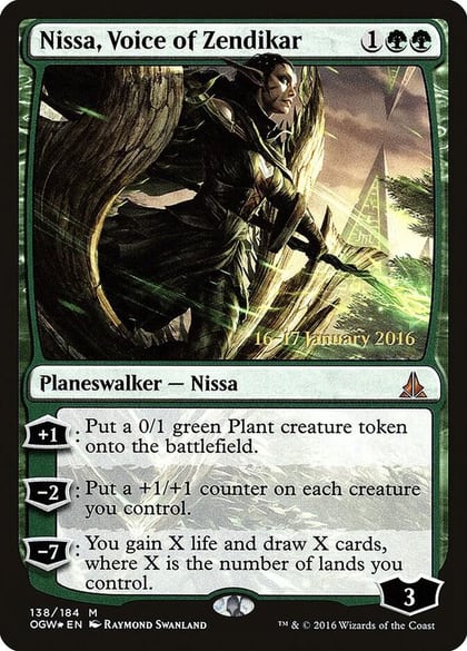 Nissa, Voice of Zendikar, Prerelease Cards 138