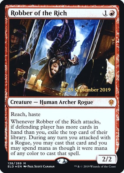 Robber of the Rich, Prerelease Cards 138