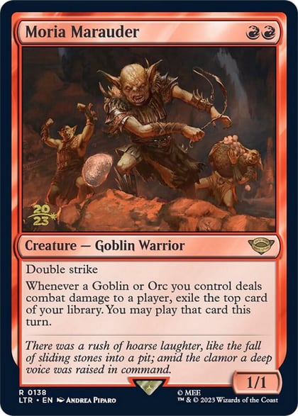 Moria Marauder, Prerelease Cards 138