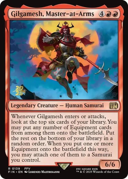 Gilgamesh, Master-at-Arms, Prerelease Cards 139