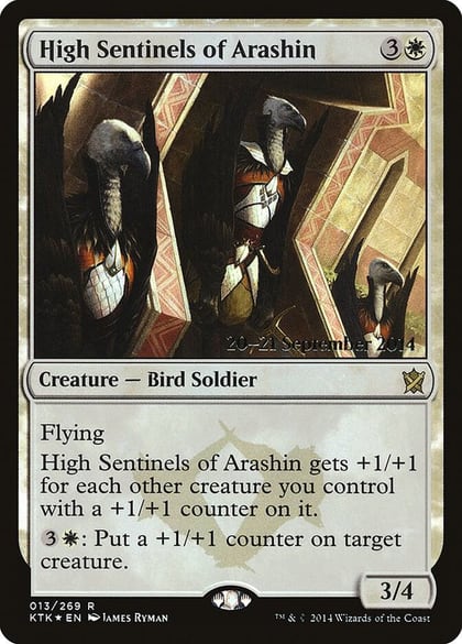 High Sentinels of Arashin, Prerelease Cards 13
