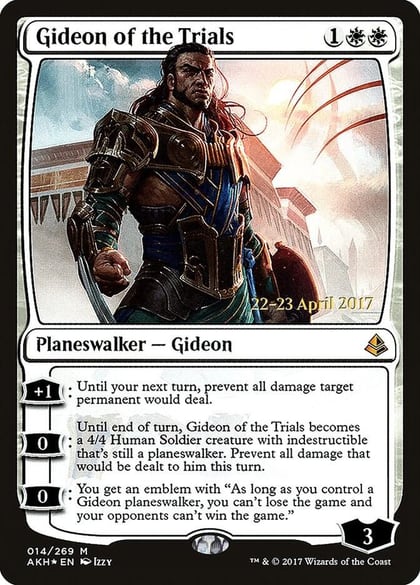Gideon of the Trials, Prerelease Cards 14