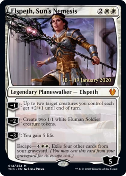 Elspeth, Sun's Nemesis, Prerelease Cards 14