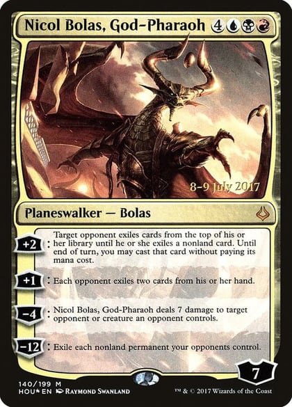 Nicol Bolas, God-Pharaoh, Prerelease Cards 140