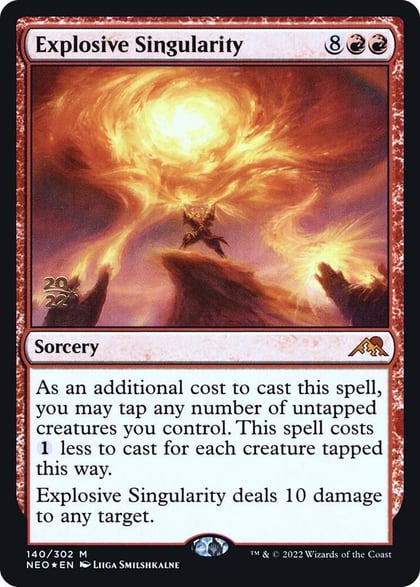 Explosive Singularity, Prerelease Cards 140