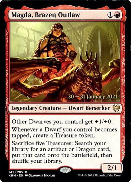 Magda, Brazen Outlaw, Prerelease Cards 142