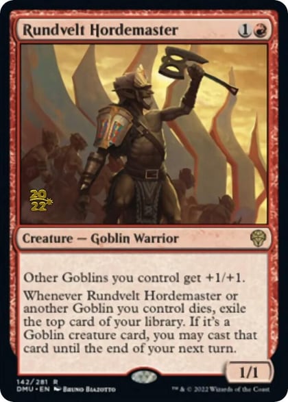 Rundvelt Hordemaster, Prerelease Cards 142
