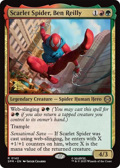 Scarlet Spider, Ben Reilly, Prerelease Cards 142