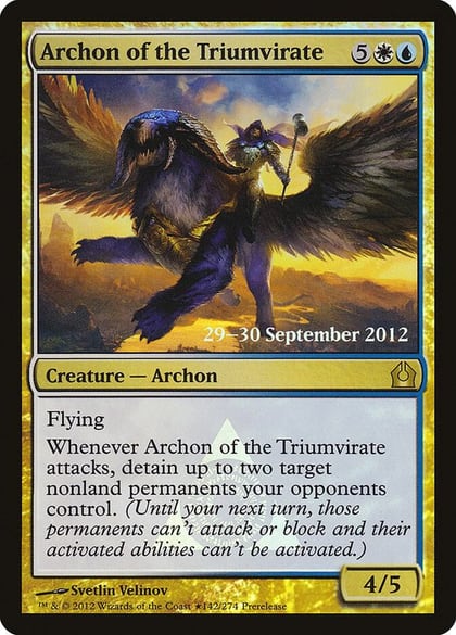 Archon of the Triumvirate, Prerelease Cards 142