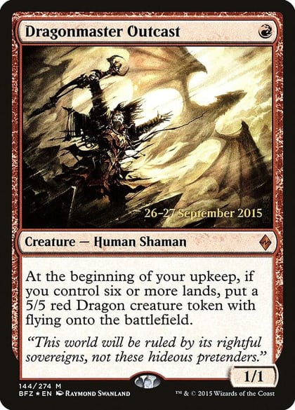 Dragonmaster Outcast, Prerelease Cards 144