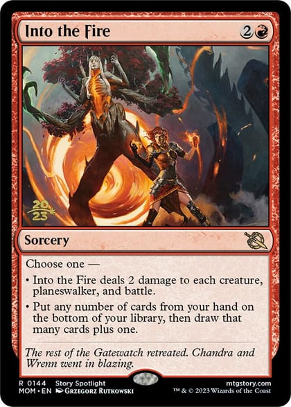 Into the Fire, Prerelease Cards 144