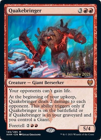 Quakebringer, Prerelease Cards 145
