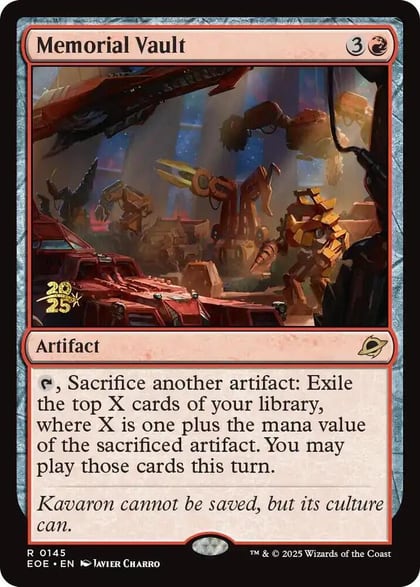 Memorial Vault, Prerelease Cards 145