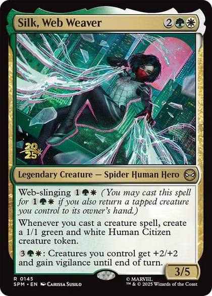 Silk, Web Weaver, Prerelease Cards 145