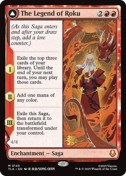 The Legend of Roku, Prerelease Cards 145