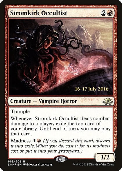 Stromkirk Occultist, Prerelease Cards 146