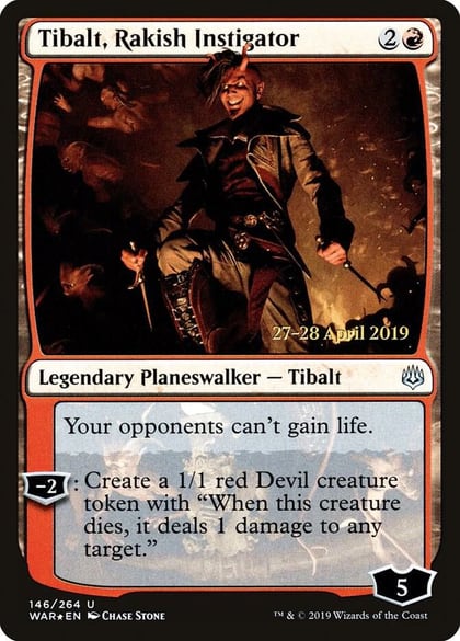Tibalt, Rakish Instigator, Prerelease Cards 146