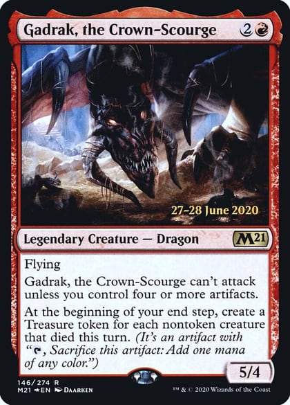 Gadrak, the Crown-Scourge, Prerelease Cards 146
