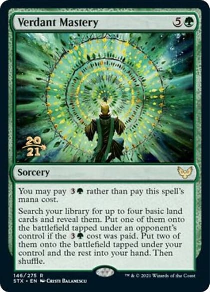 Verdant Mastery, Prerelease Cards 146