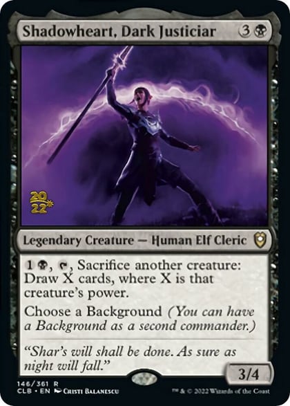 Shadowheart, Dark Justiciar, Prerelease Cards 146