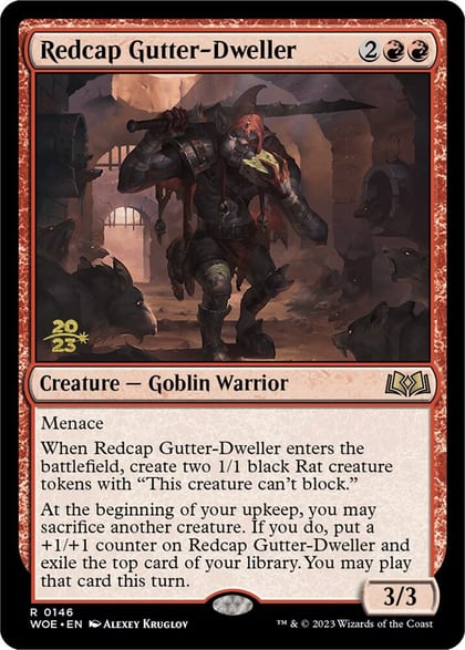 Redcap Gutter-Dweller, Prerelease Cards 146