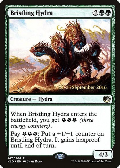Bristling Hydra, Prerelease Cards 147