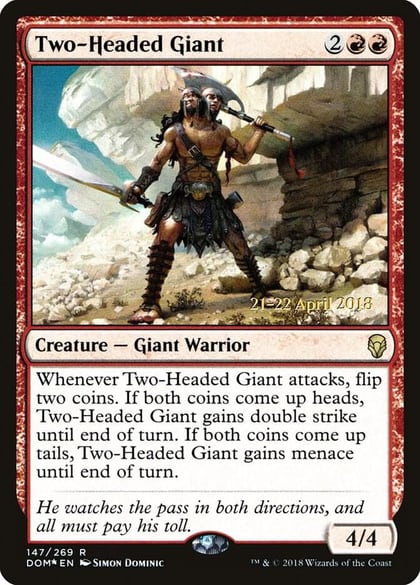 Two-Headed Giant, Prerelease Cards 147