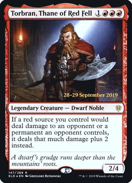 Torbran, Thane of Red Fell, Prerelease Cards 147