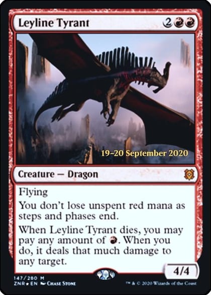 Leyline Tyrant, Prerelease Cards 147
