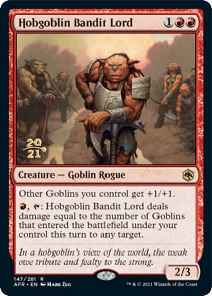 Hobgoblin Bandit Lord, Prerelease Cards 147