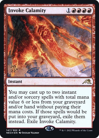 Invoke Calamity, Prerelease Cards 147
