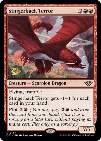 Stingerback Terror, Prerelease Cards 147