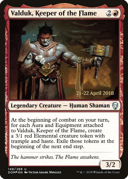Valduk, Keeper of the Flame, Prerelease Cards 148