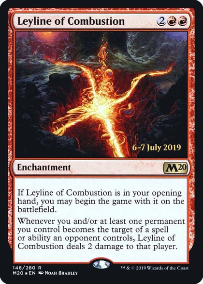 Leyline of Combustion, Prerelease Cards 148