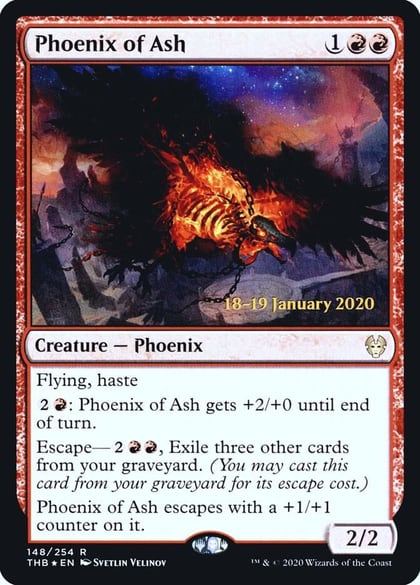 Phoenix of Ash, Prerelease Cards 148