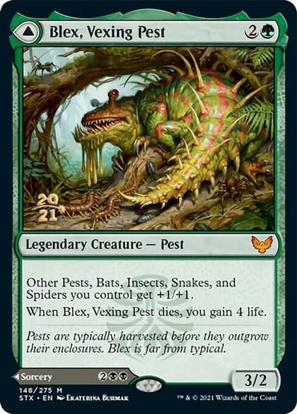 Blex, Vexing Pest, Prerelease Cards 148