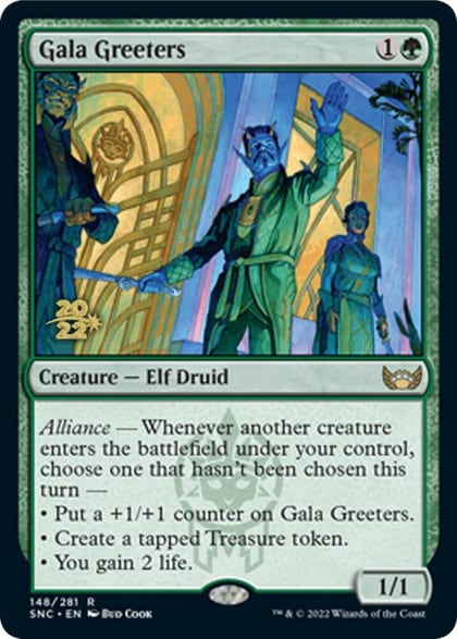 Gala Greeters, Prerelease Cards 148