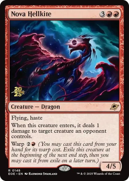 Nova Hellkite, Prerelease Cards 148
