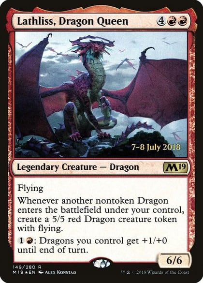 Lathliss, Dragon Queen, Prerelease Cards 149