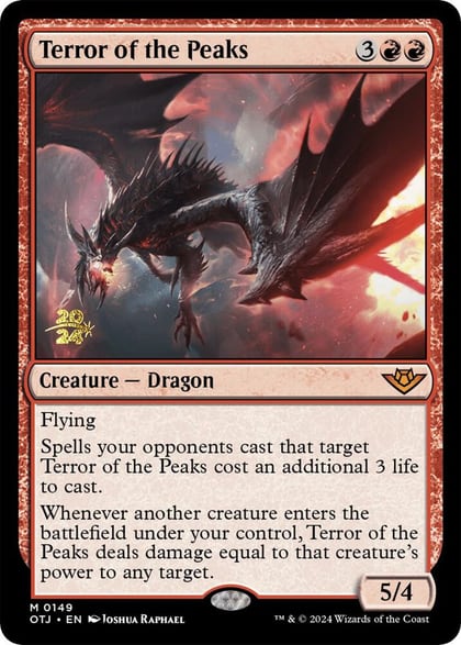 Terror of the Peaks (OTJ), Prerelease Cards 149