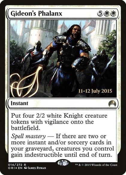Gideon's Phalanx, Prerelease Cards 14