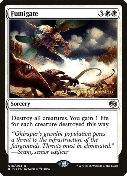 Fumigate, Prerelease Cards 15