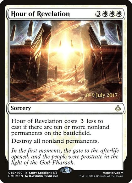 Hour of Revelation, Prerelease Cards 15