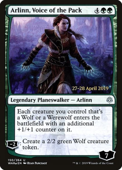 Arlinn, Voice of the Pack, Prerelease Cards 150